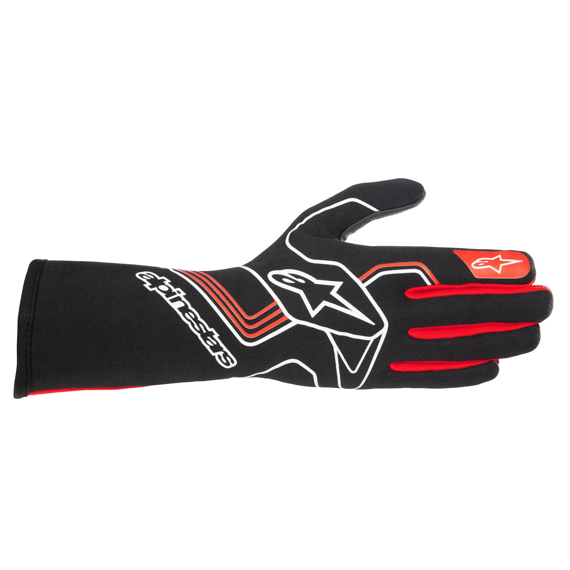 Alpinestars Race Glove v3 Black and Red Chicane Racewear