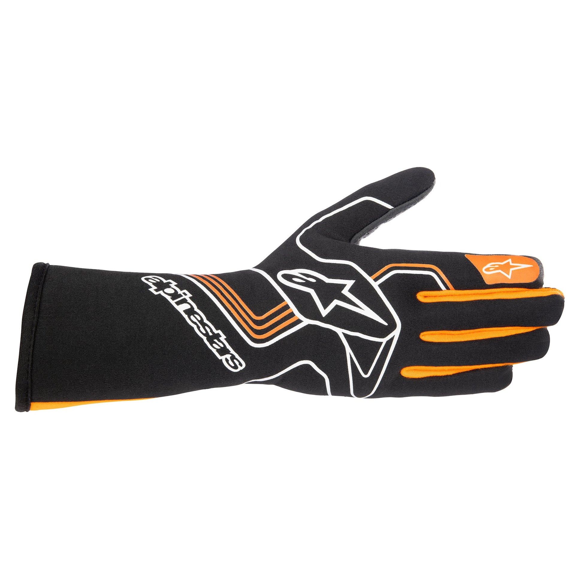 Alpinestars Race Glove v3 Black Orange Fluro Chicane Racewear