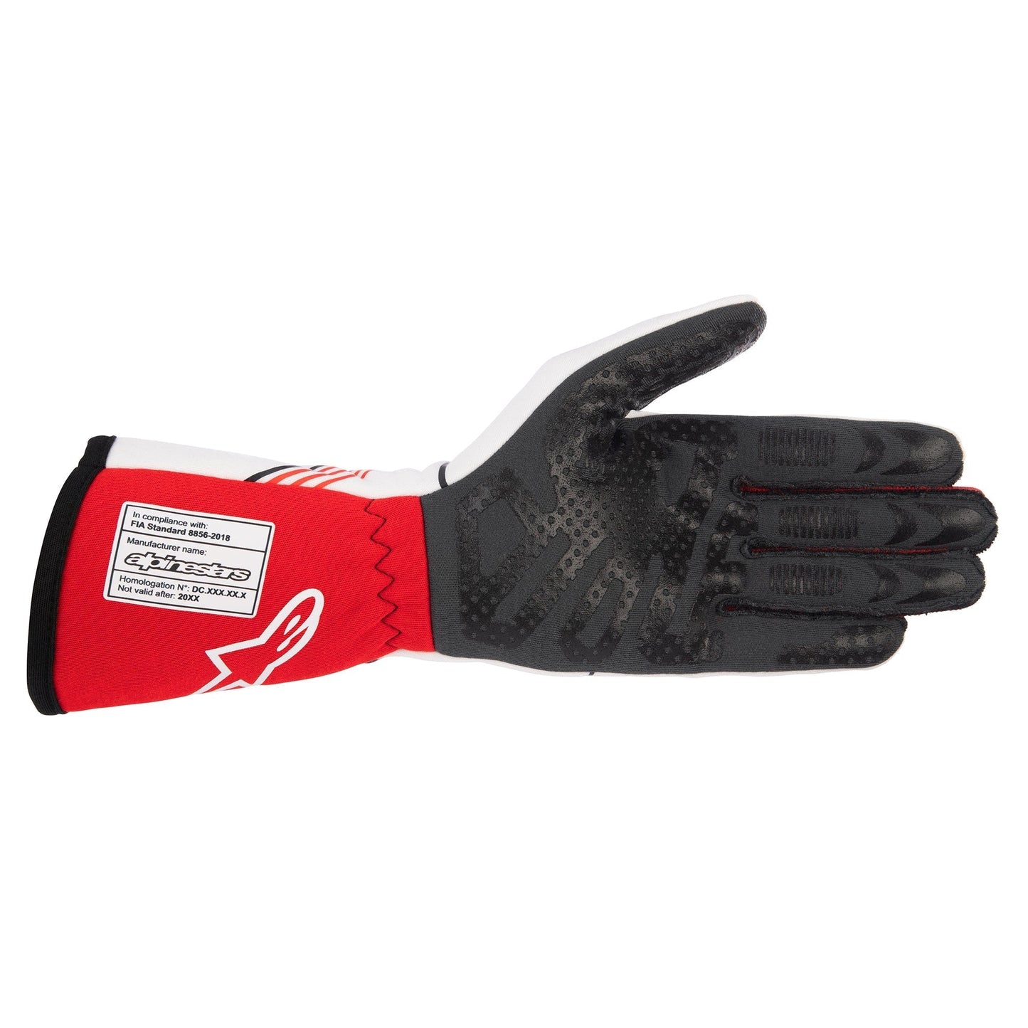 Alpinestars Race Glove v3 White and Red Chicane Racewear