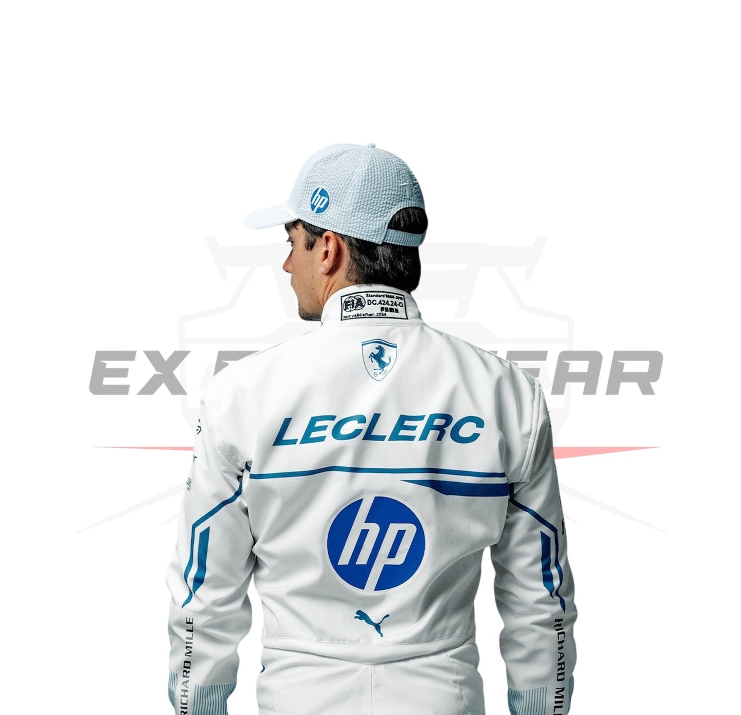 2025 Charles Ferrari Racing Race Suit Ex Race Gear