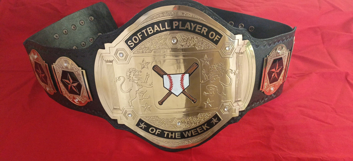 Custom Baseball Championship Belt Customize Wrestling Belts