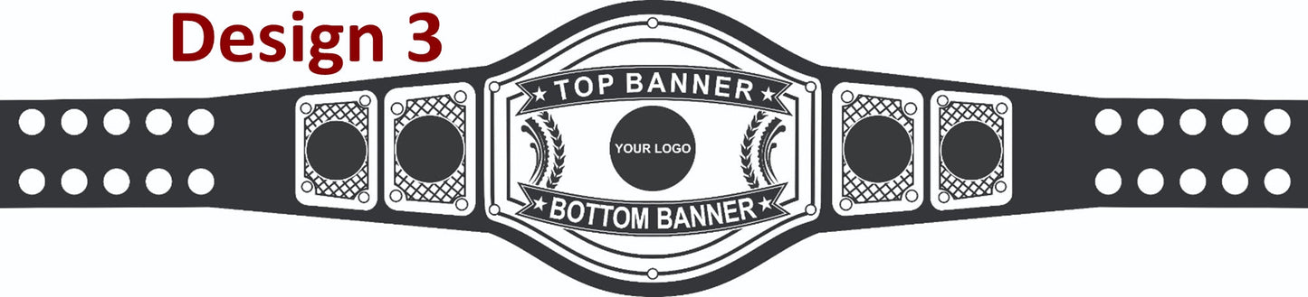 Custom Name and Logo Wrestling Championship Belt - Customize Wrestling Belts