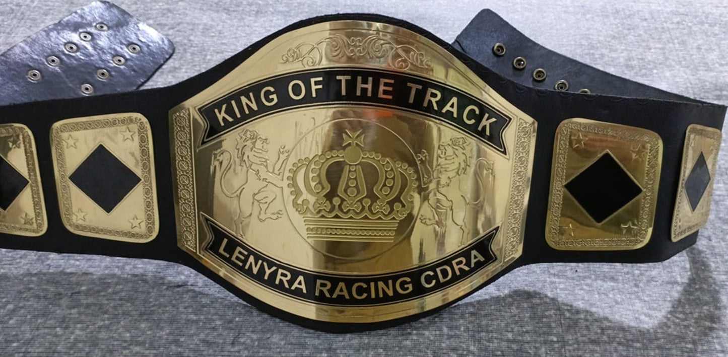 Custom Royal Crown Logo Wrestling Championship Belt poshleathers-14b7