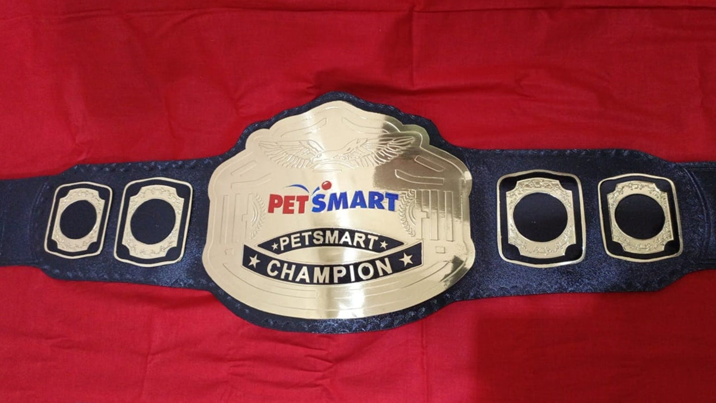 Custom Name and Pet Smart Logo Wrestling Championship Belt poshleathers-14b7