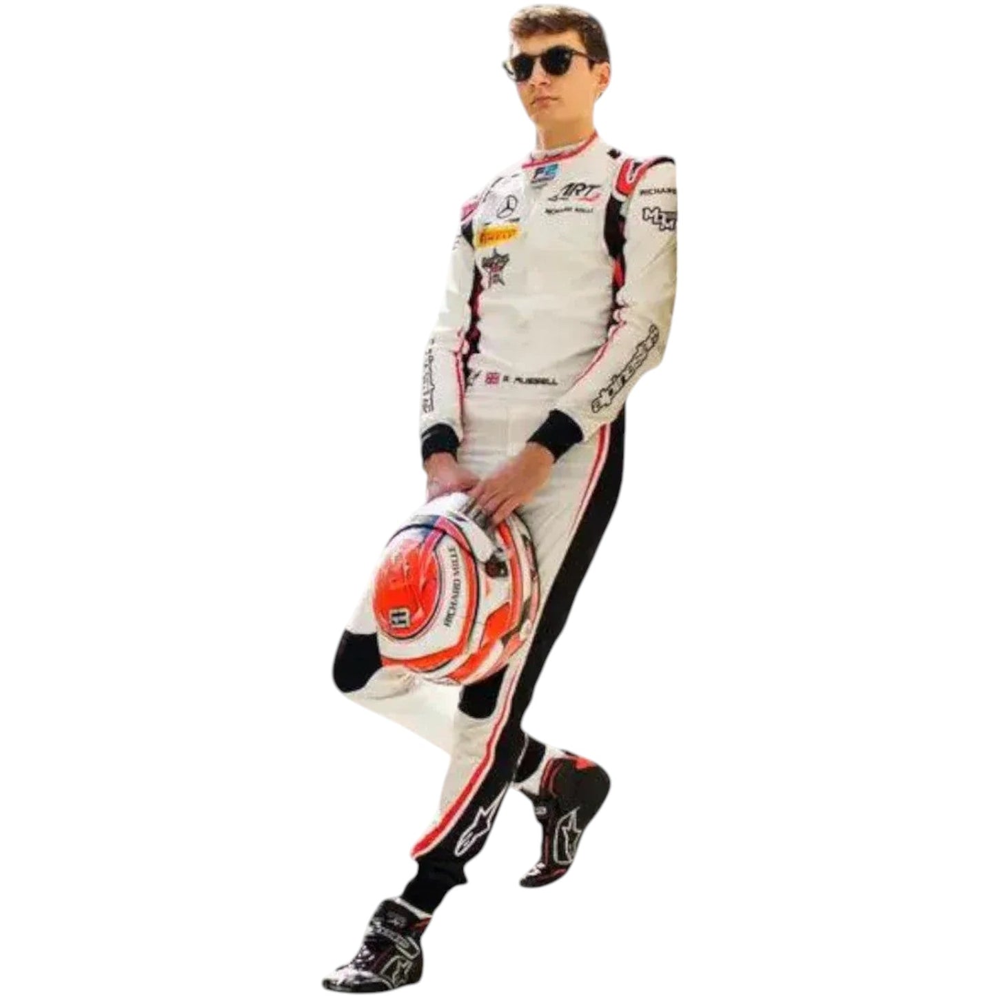 2018 George Russell Mercedes F1 Race Suit Rustle Racewears