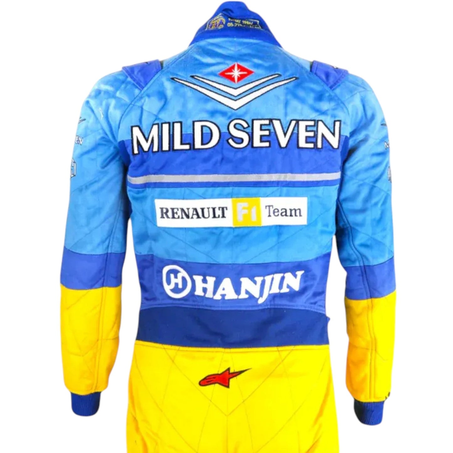 2002 Fernando Alonso Renault F1 Embroidery Race Suit Rustle Racewears