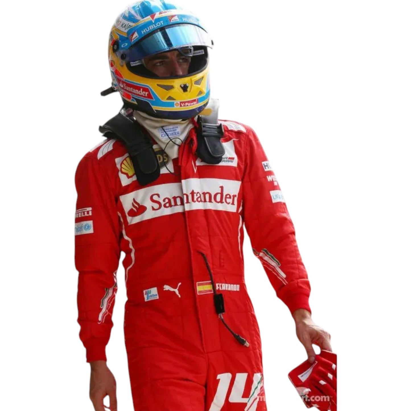 2014 Fernando Alonso Scuderia Ferrari F1 Race Suit Rustle Racewears