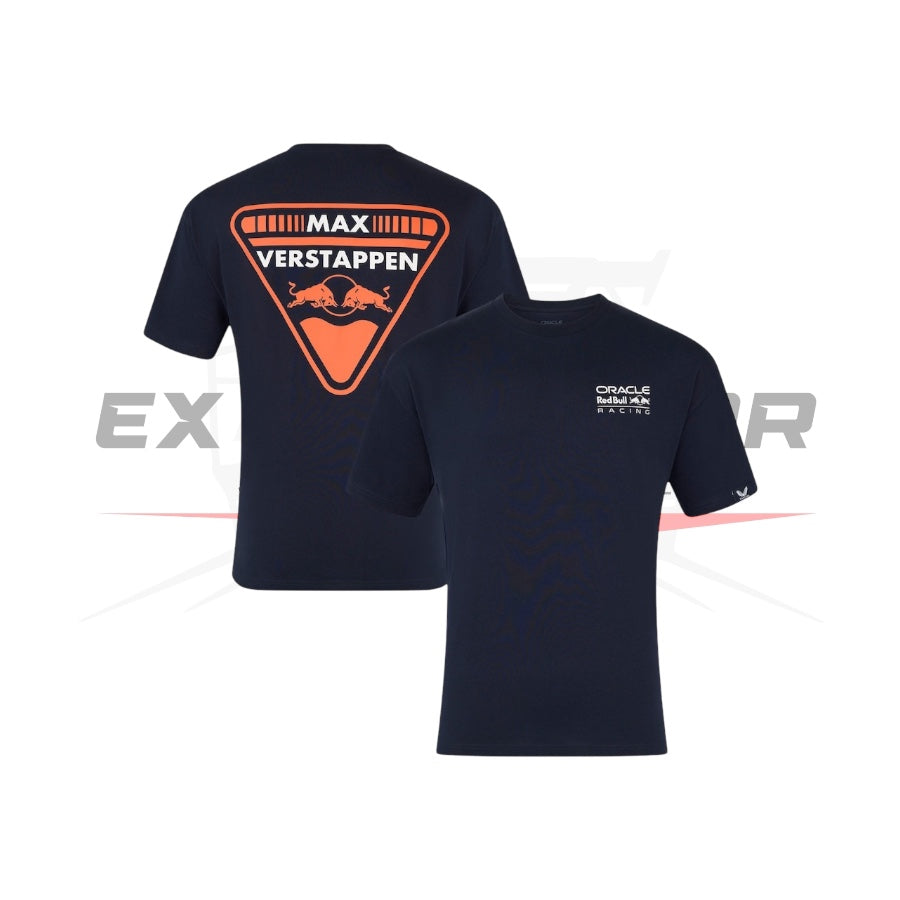 Red Bull Racing Max Verstappen Oversized Crest T-Shirt - Unisex Ex Race Gear