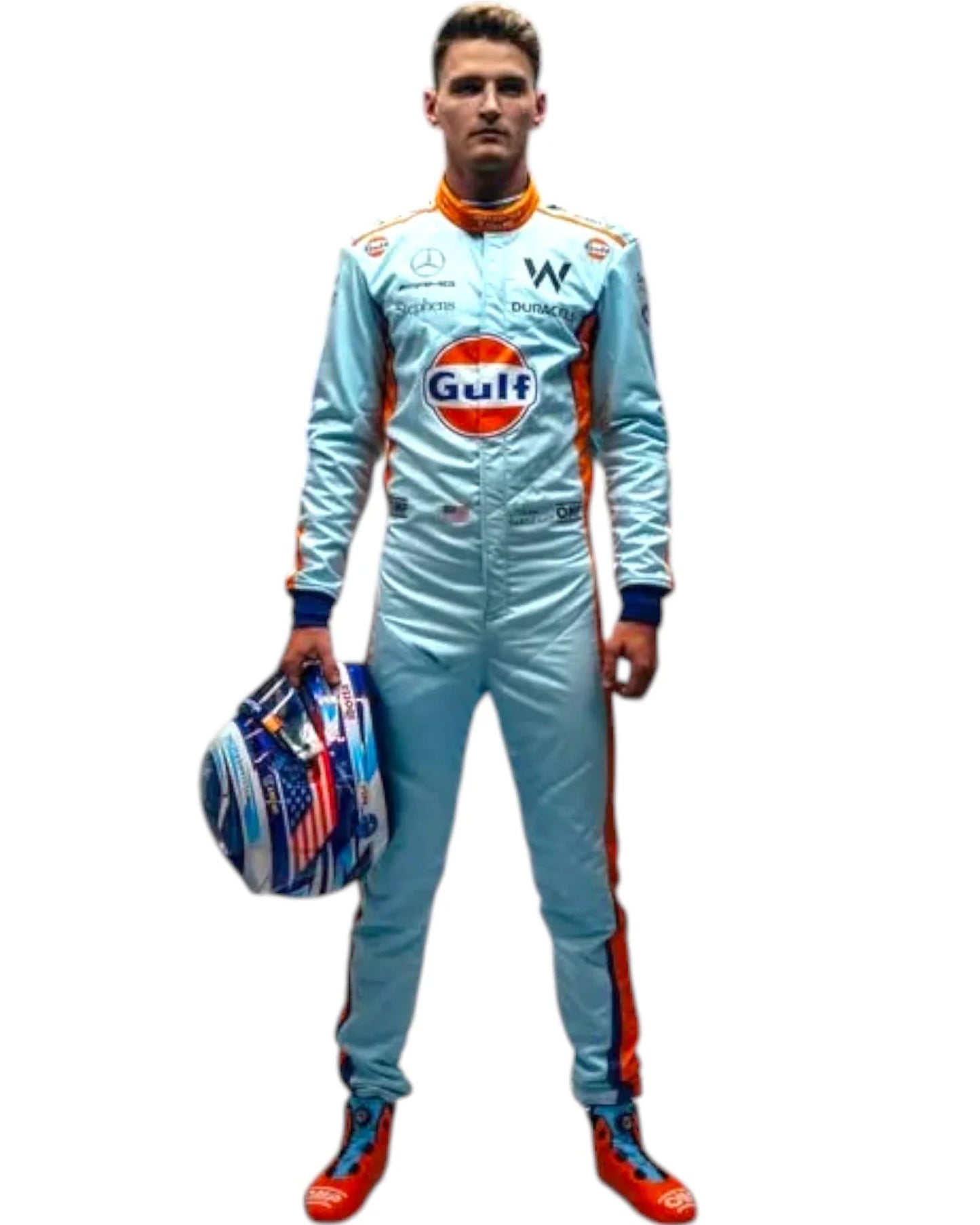 2023 Logan Sargeant Gulf F1 Race Suit Singapore GP Ex Race Gear
