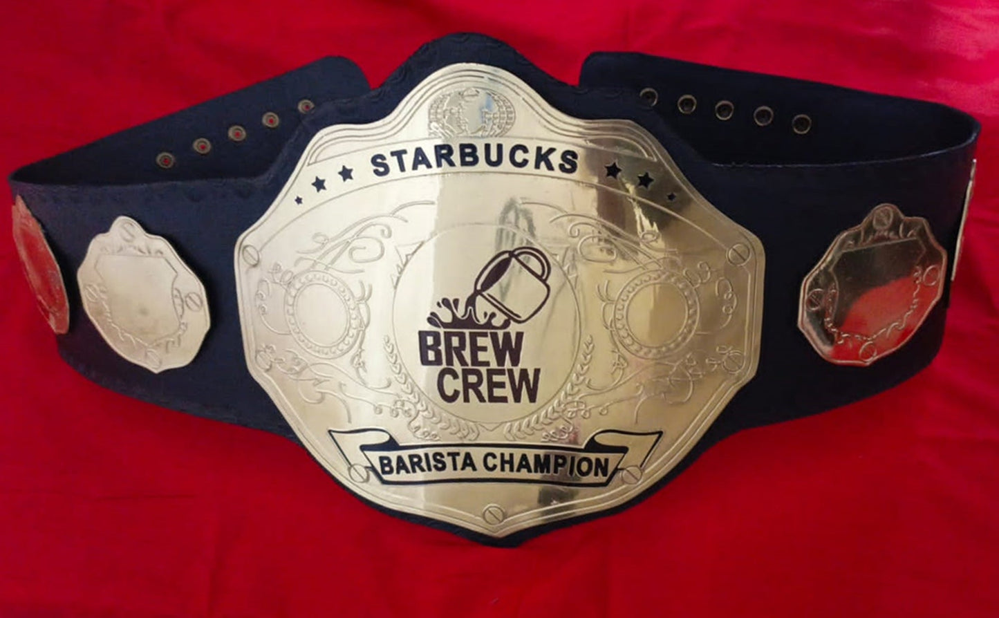Custom Coffee Mug Wrestling Championship Belt poshleathers-14b7