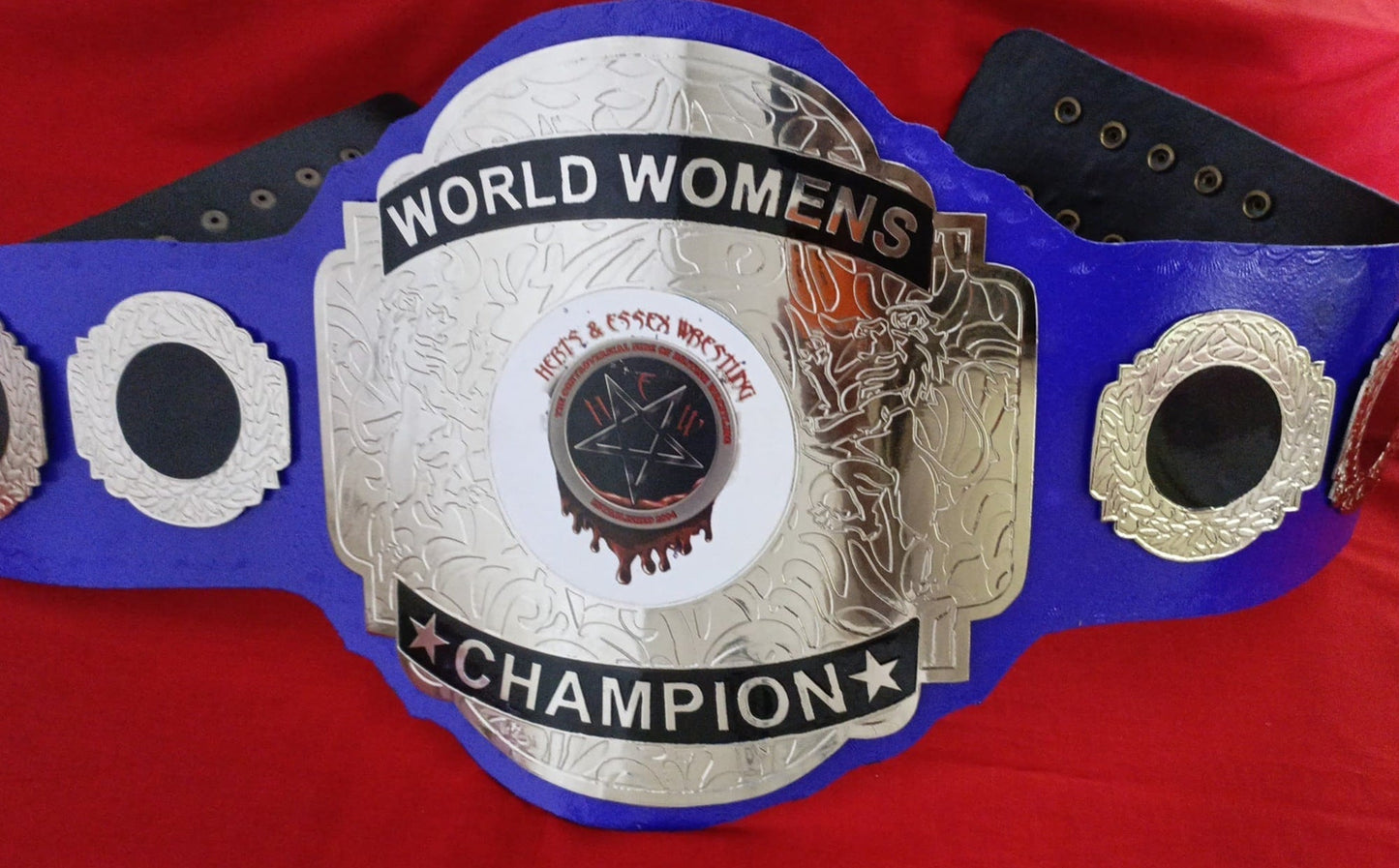Custom World Womens Wrestling Championship Belt poshleathers-14b7