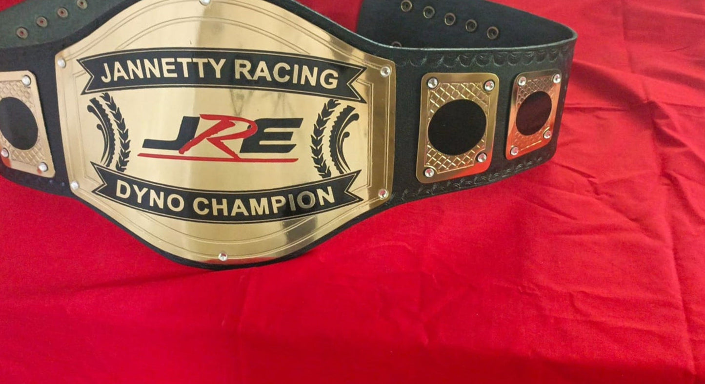 Custom Name and JRE Logo Wrestling Championship Belt poshleathers-14b7