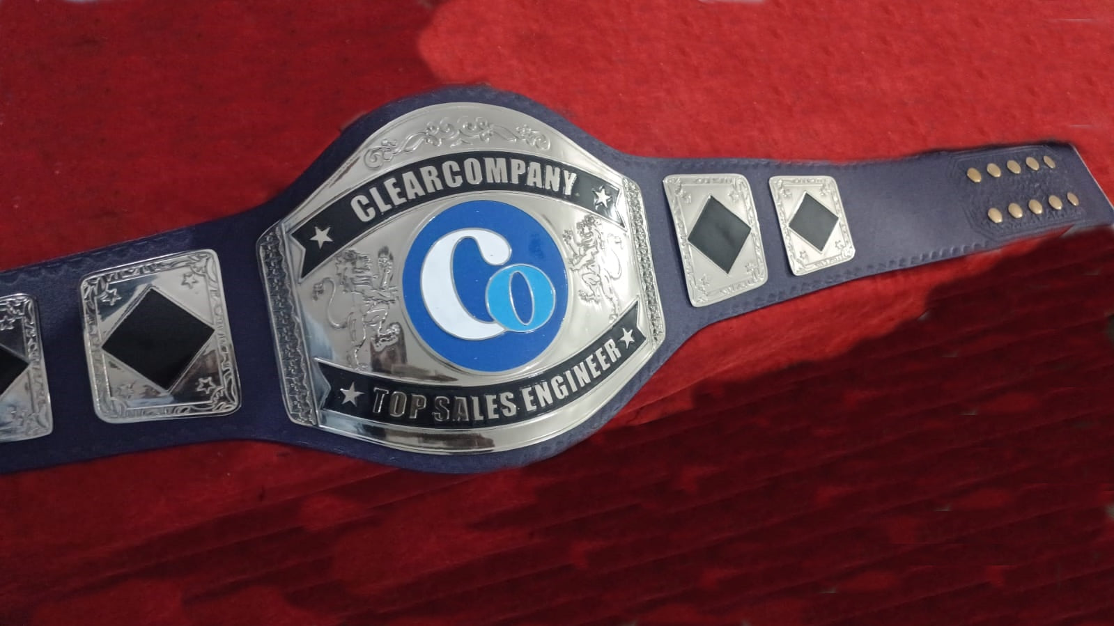 Custom Top Sales Engineer Wrestling Championship Belt poshleathers-14b7