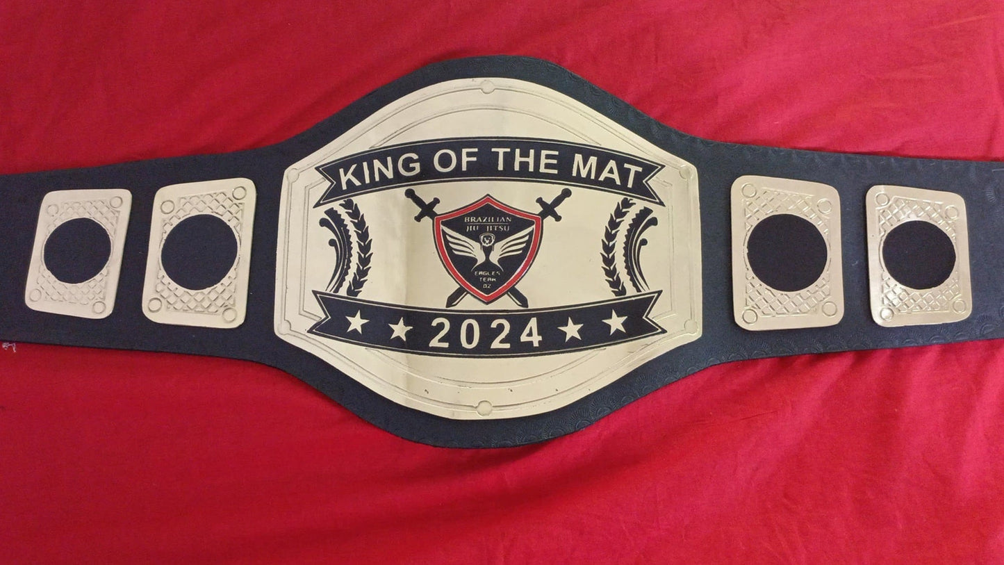 Custom Name and Sword And Eagle Logo Wrestling Championship Belt poshleathers-14b7