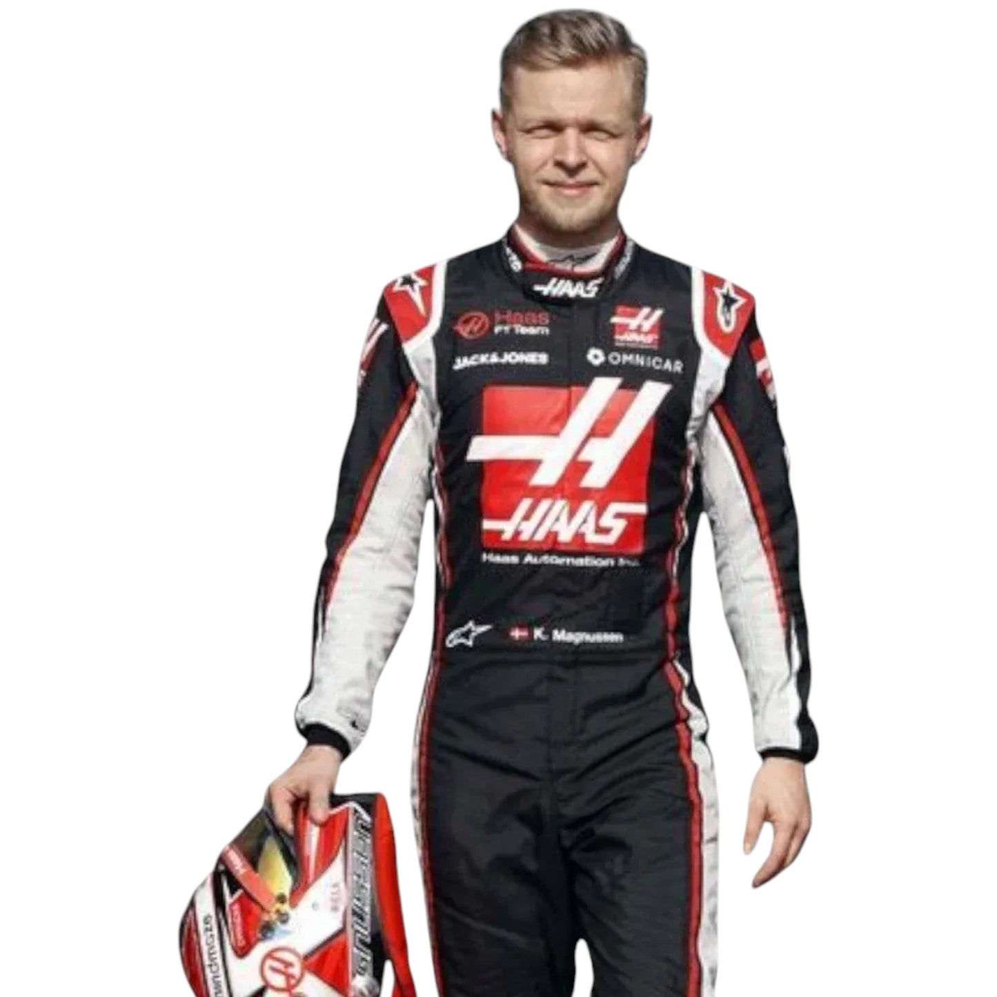 2020 Kevin Magnussen Haas Team F1 Race Suit Ex Race Gear