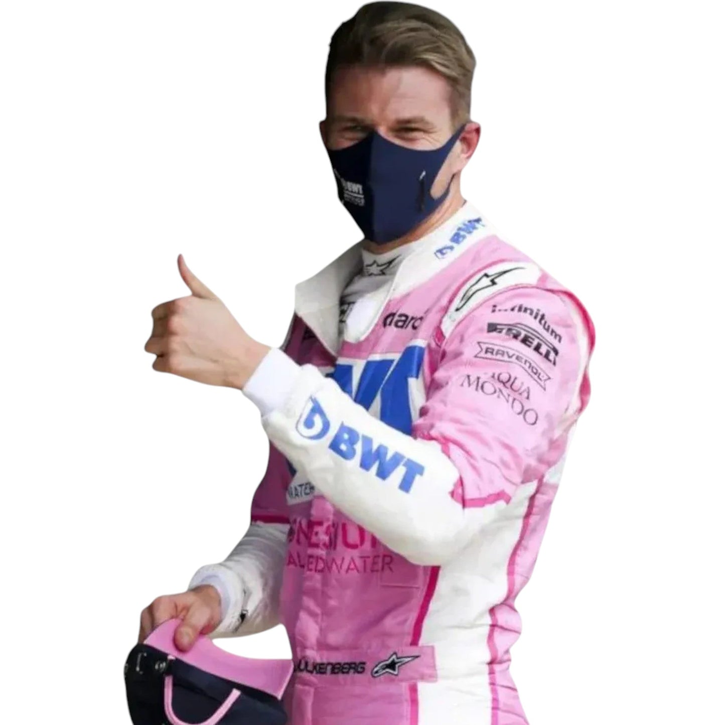 2021 Nico Hulkenberg BWT F1 Race Suit Ex Race Gear