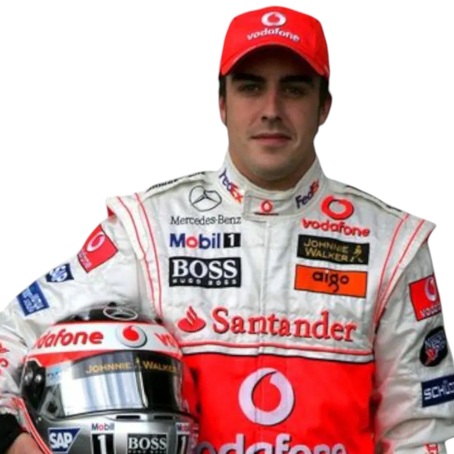 2007 Fernando Alonso McLean F1 Embroidery Race Suit Rustle Racewears