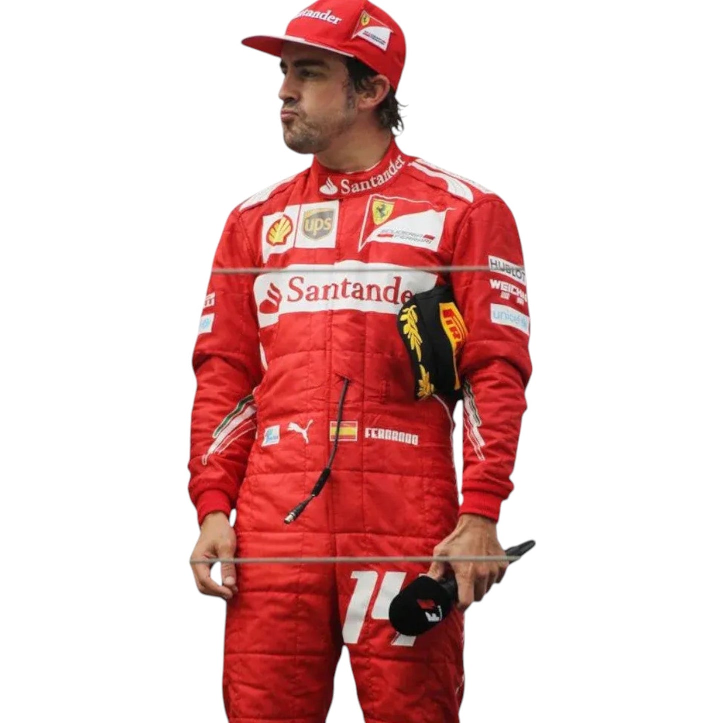 2014 Fernando Alonso Scuderia Ferrari F1 Race Suit Rustle Racewears