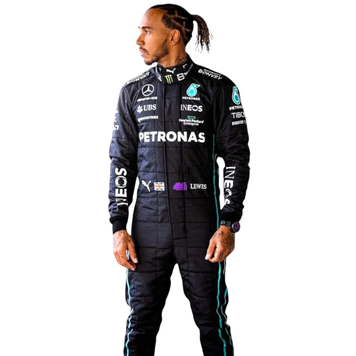 2019 Lewis Hamilton Petronas Mercedes-AMG F1 Race Suit Rustle Racewears