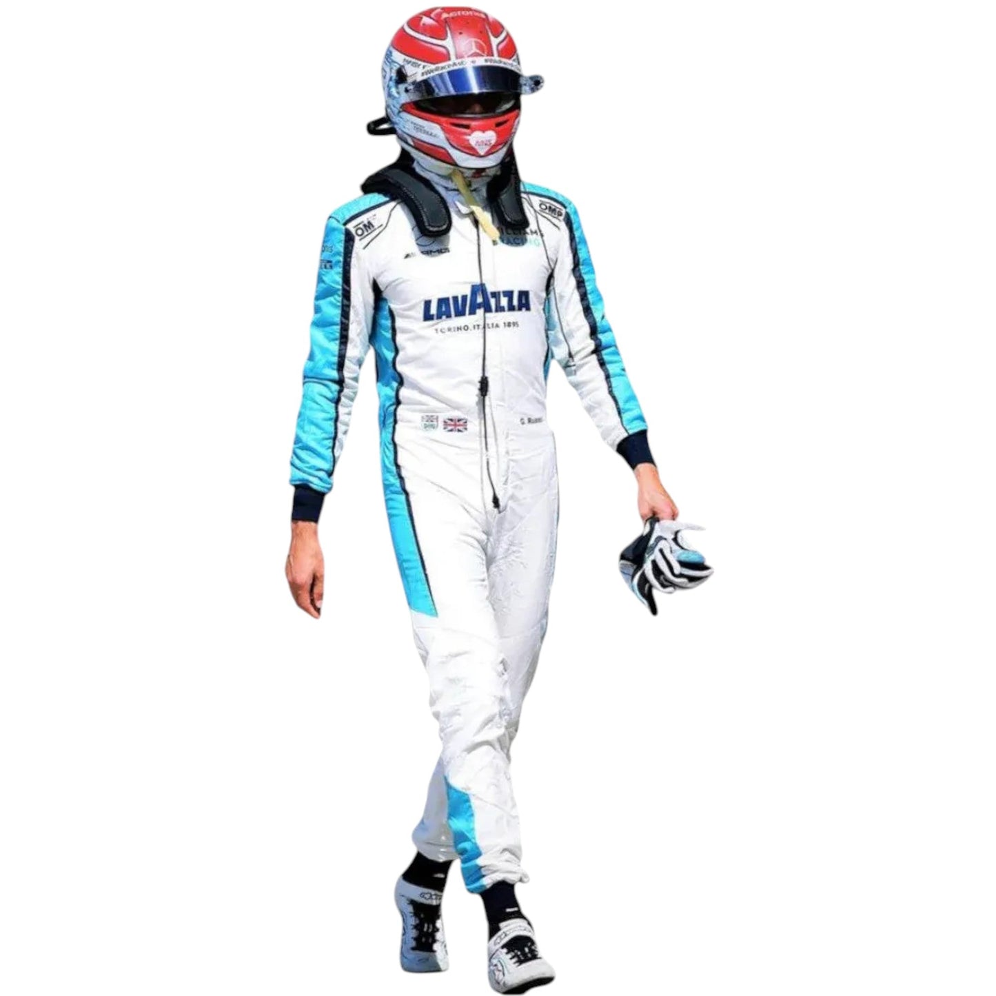 2020 George Russell Atlassian Williams Racing Suit Ex Race Gear