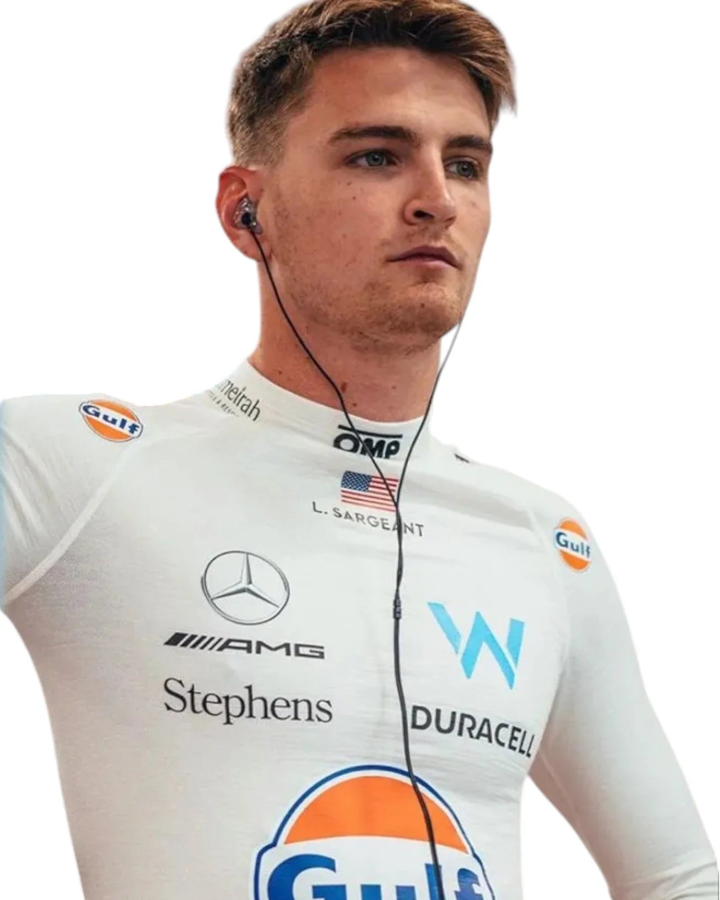 2023 Logan Sargeant Gulf F1 Race Suit Singapore GP Ex Race Gear
