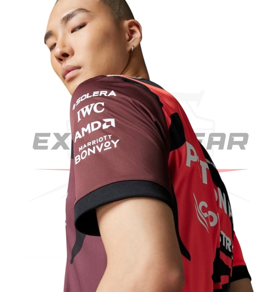 Mercedes AMG Petronas adidas F1 Special Edition Miami GP Team T-Shirt Ex Race Gear