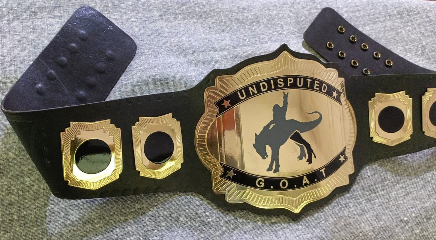 Custom Riding Dragon Championship Belt poshleathers-14b7