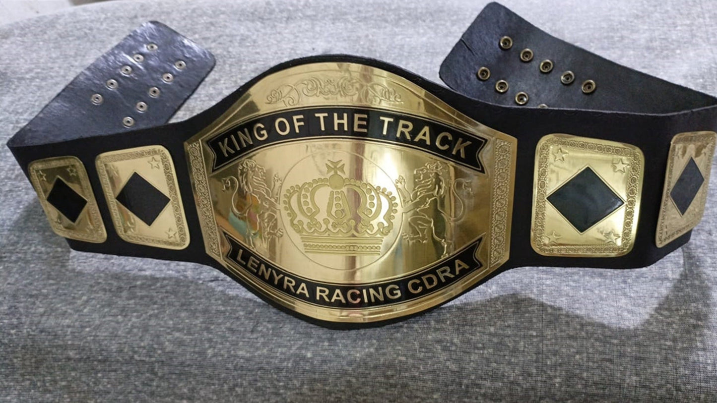 Custom Royal Crown Logo Wrestling Championship Belt poshleathers-14b7