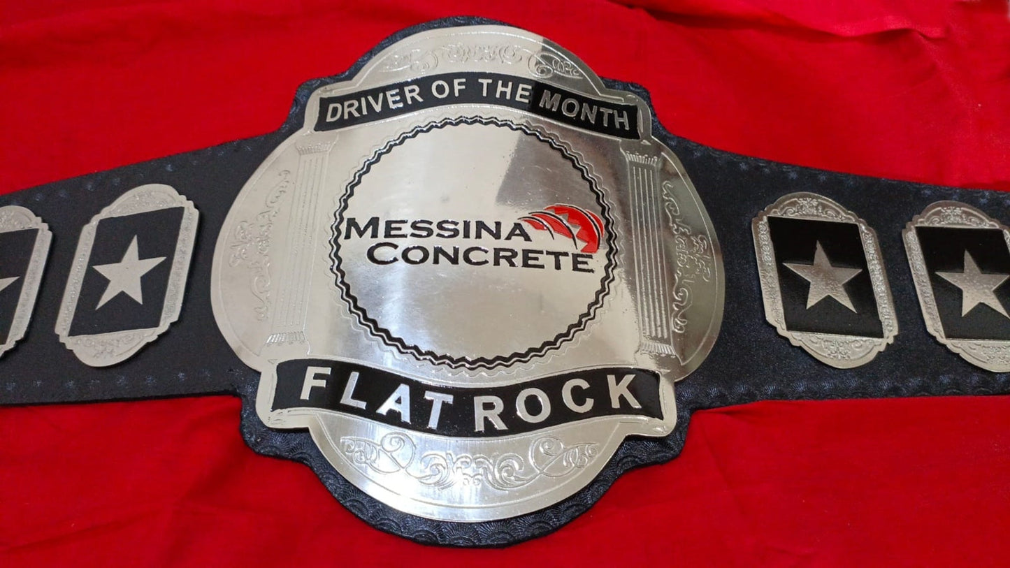 Custom Driver Of The Month Championship Belt poshleathers-14b7