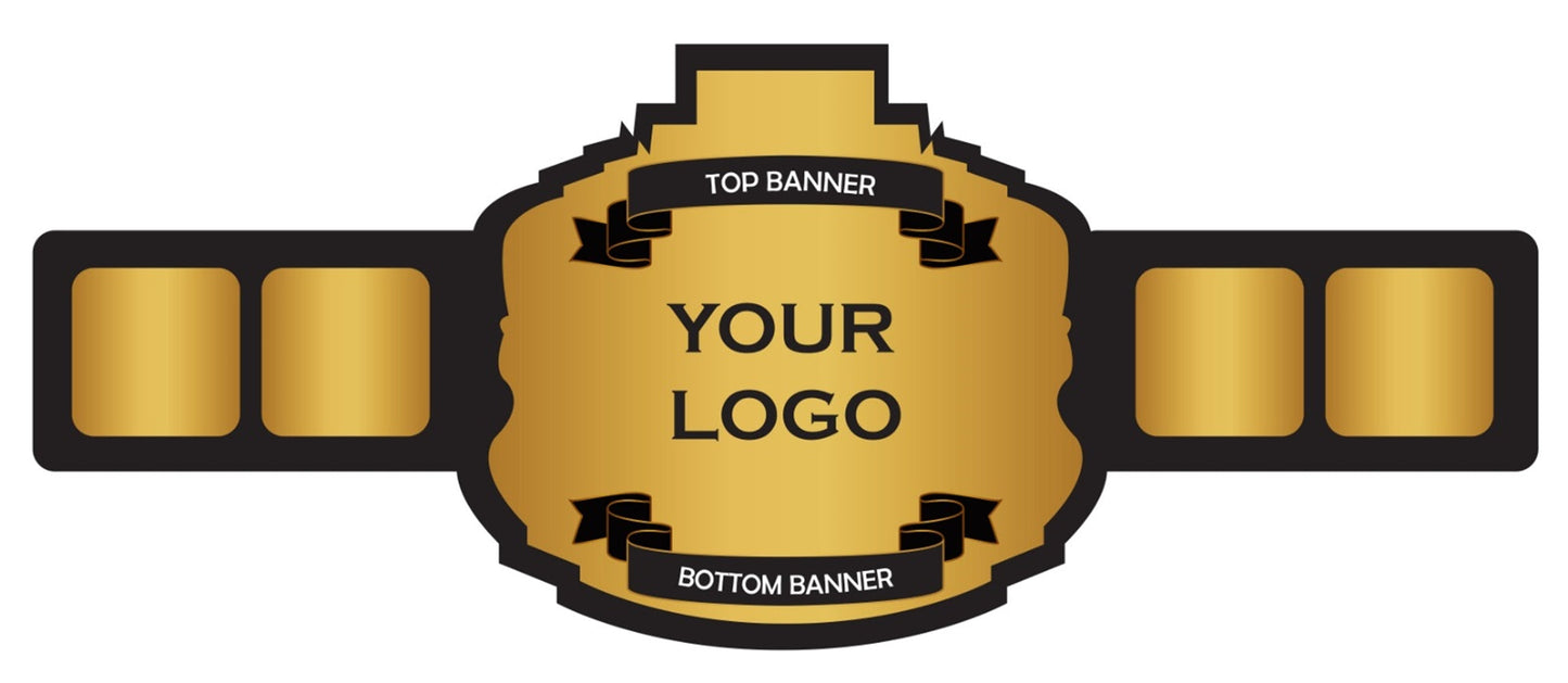 Custom Name and Logo Wrestling Championship Belt - Customize Wrestling Belts