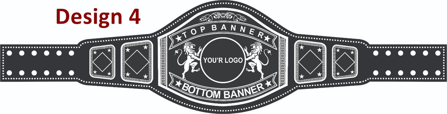 Custom Name and Logo Wrestling Championship Belt - Customize Wrestling Belts