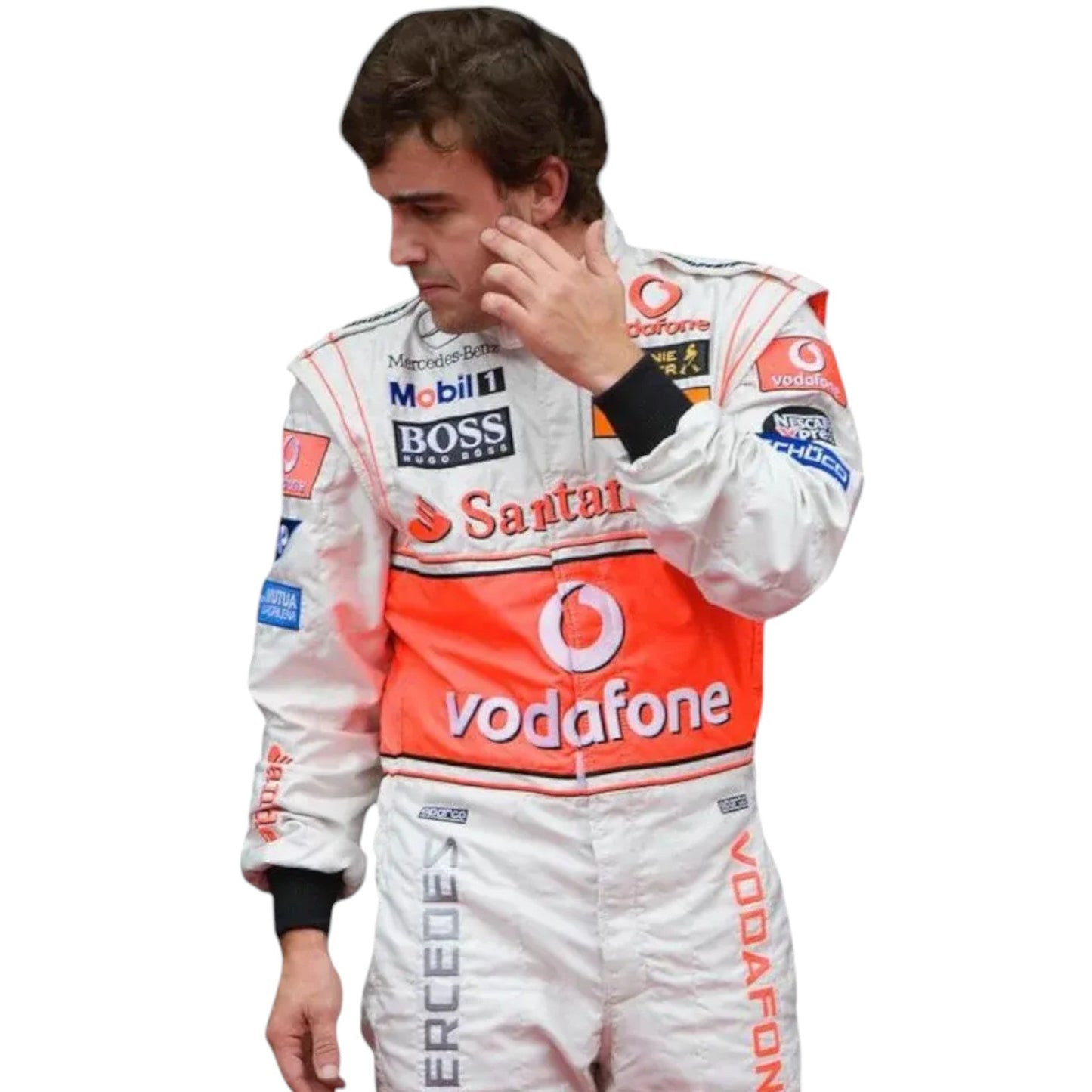 2007 Fernando Alonso McLean F1 Embroidery Race Suit Rustle Racewears