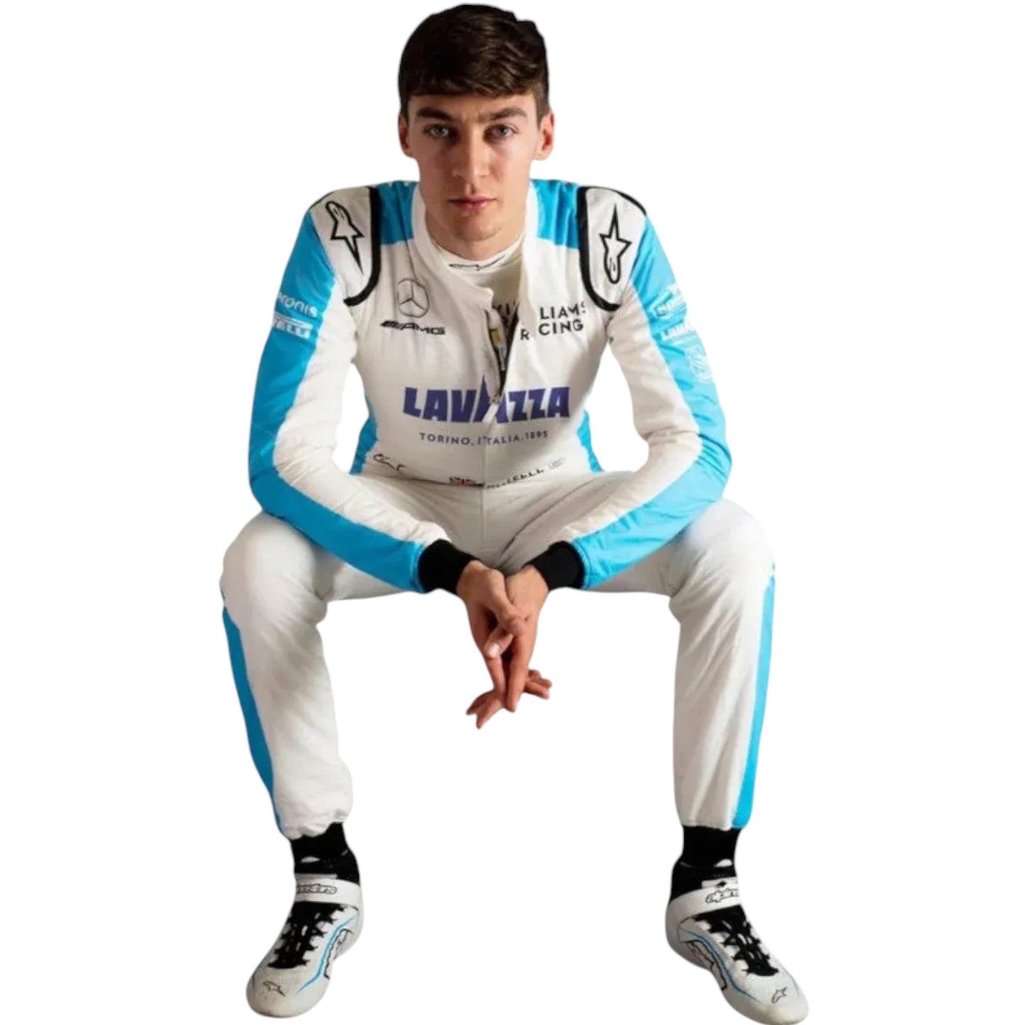 2020 George Russell Atlassian Williams Racing Suit Ex Race Gear