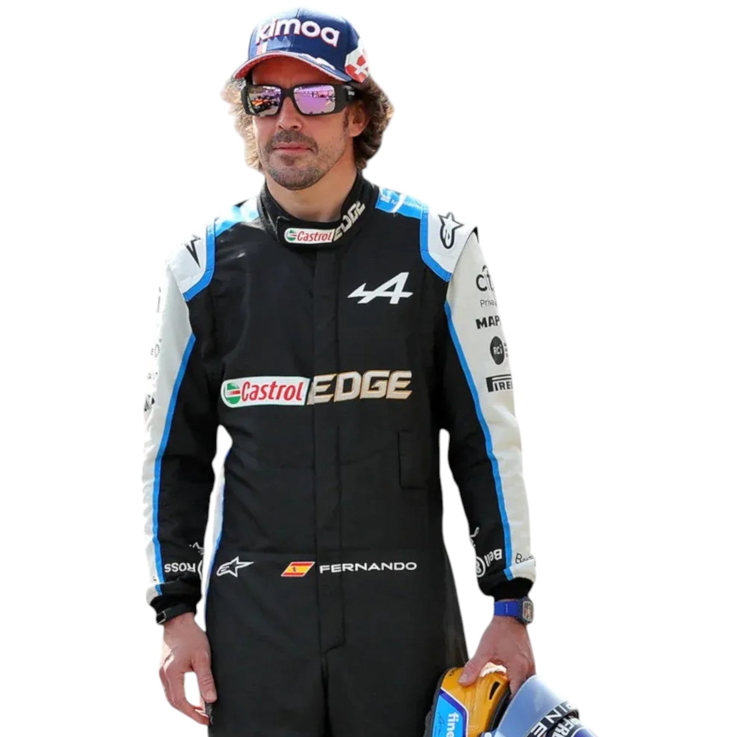 2021 Fernando Alonso Alpine Formula 1 Suit Ex Race Gear