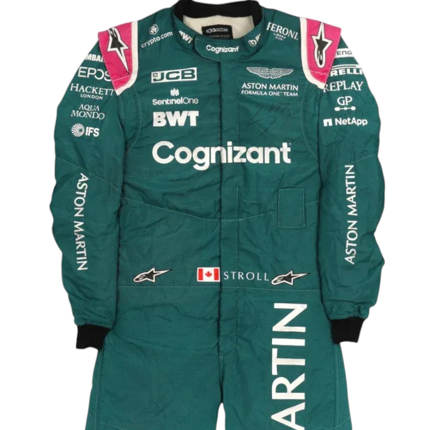 2021 Lance Stroll Aston Martin F1 Race Suit Ex Race Gear