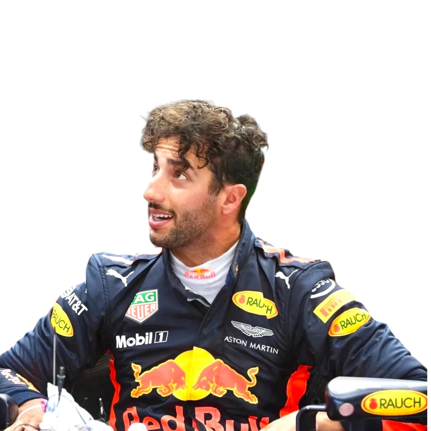 2017 Daniel Ricciardo Formula 1 Race Suit Mexico GP Ex Race Gear