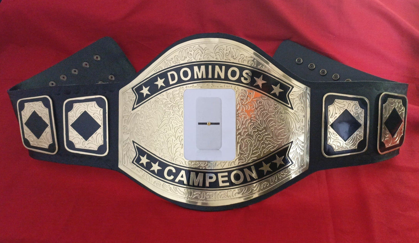 Custom Domino Wrestling Belt Logo Championship Belt Customize Wrestling Belts