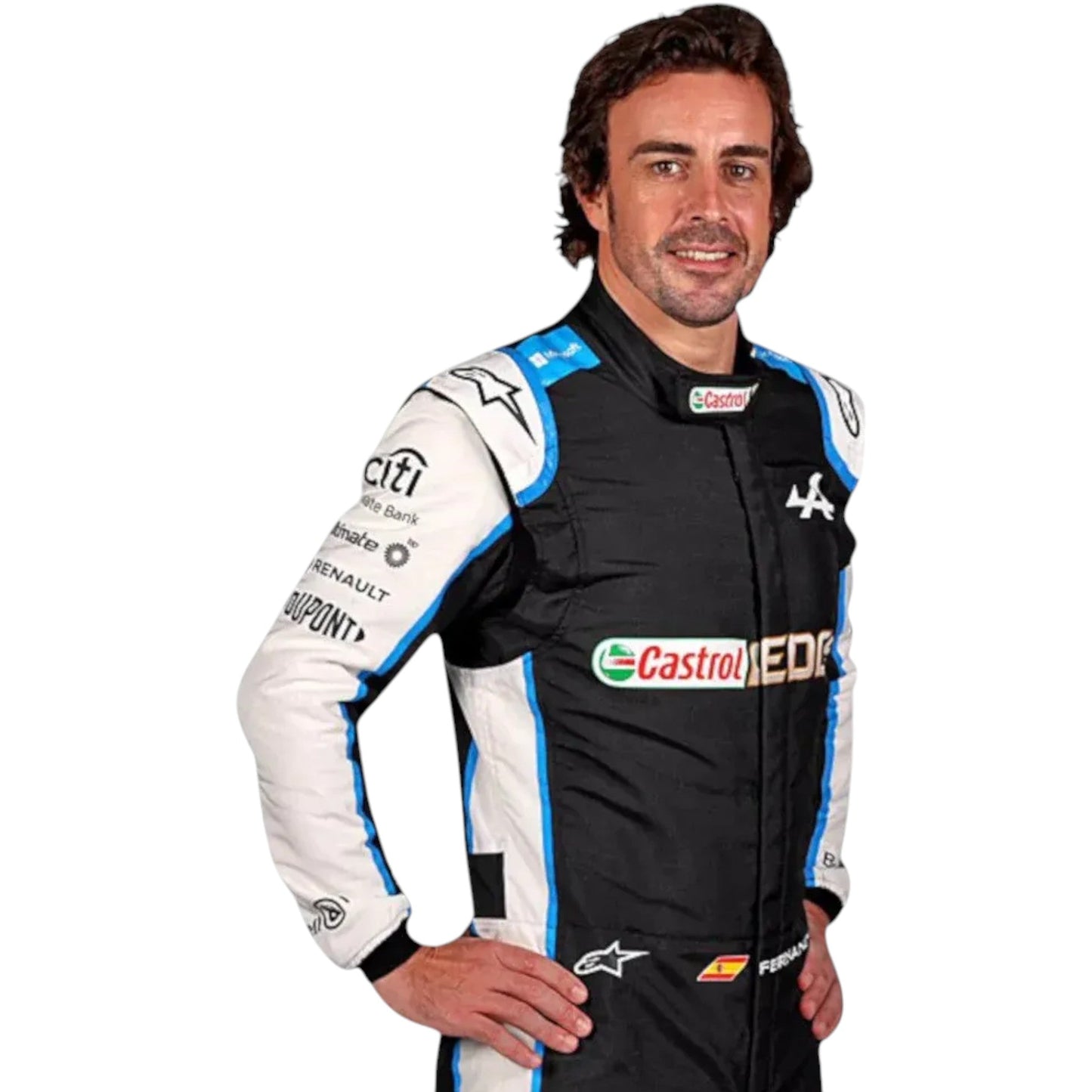2021 Fernando Alonso Alpine Formula 1 Suit Ex Race Gear