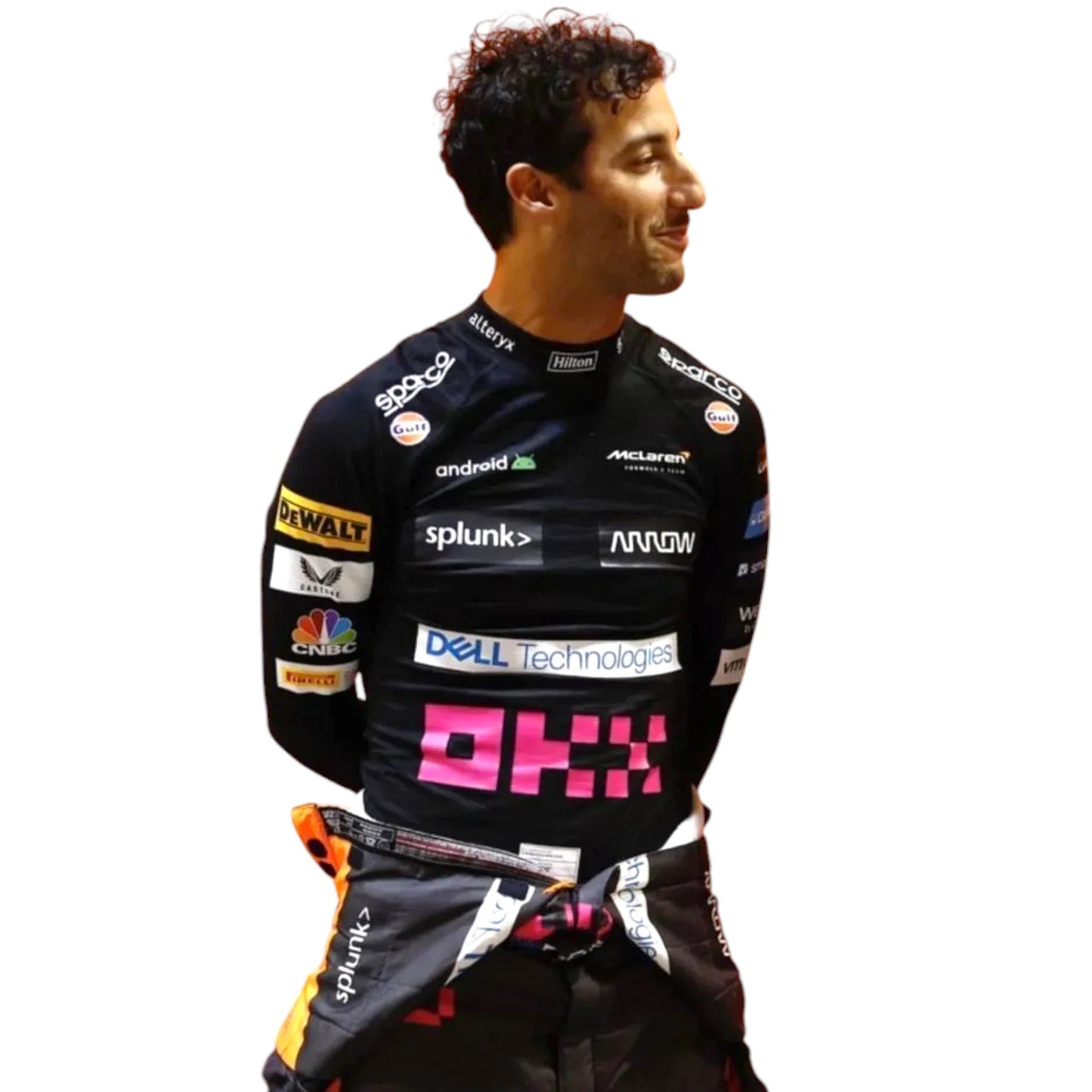 2022 Daniel Ricciardo Original Japan/Singapore GP Special Design McLaren F1 Suit Ex Race Gear