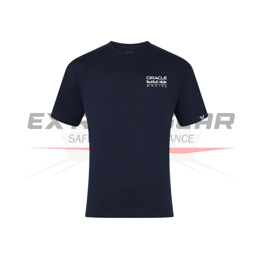 Red Bull Racing Max Verstappen Oversized Crest T-Shirt - Unisex Ex Race Gear