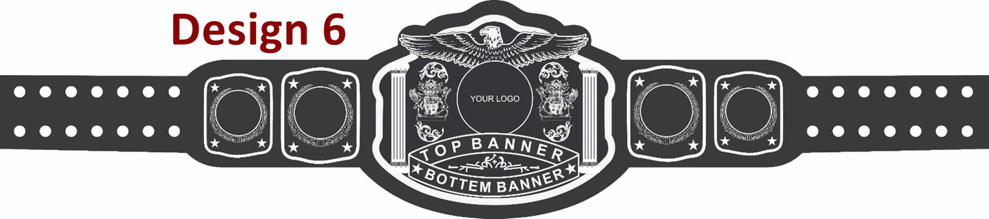 Custom Name and Logo Wrestling Championship Belt - Customize Wrestling Belts