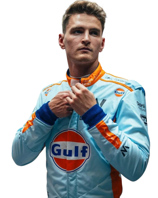 2023 Logan Sargeant Gulf F1 Race Suit Singapore GP Ex Race Gear