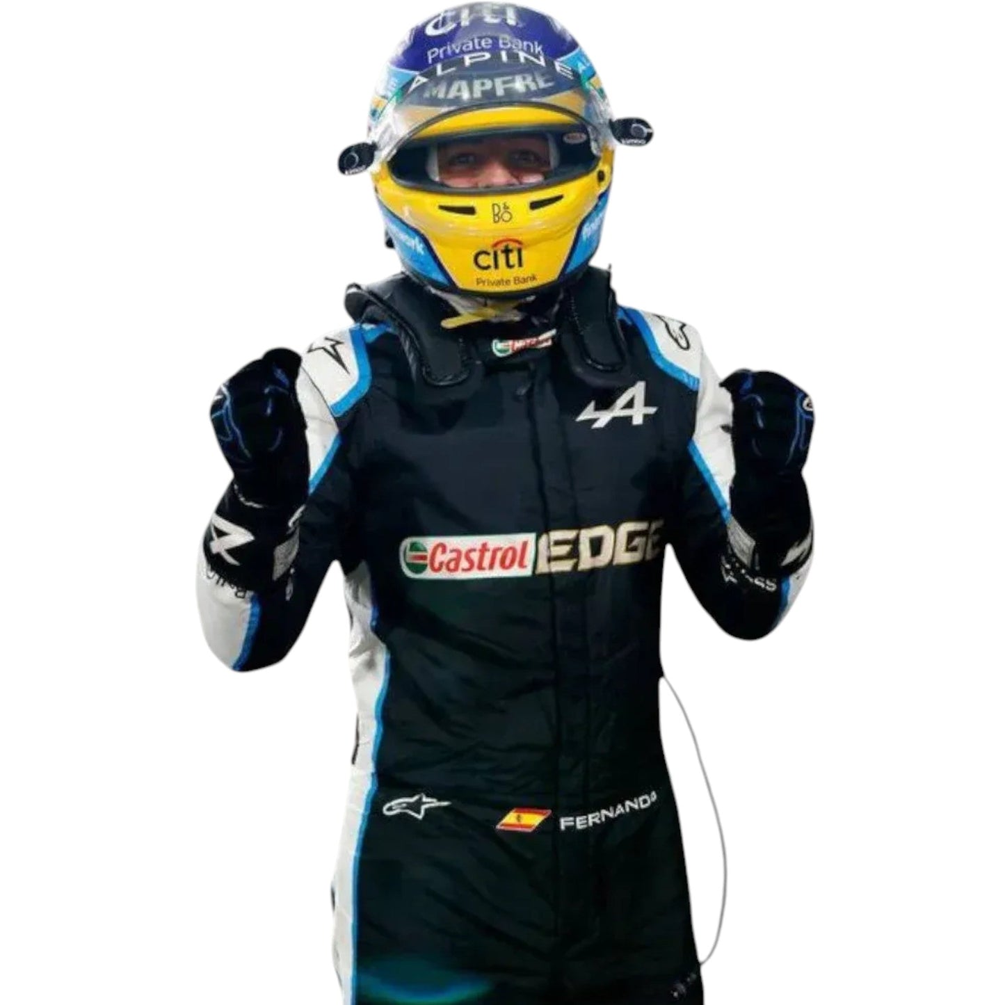 2021 Fernando Alonso Alpine Formula 1 Suit Ex Race Gear