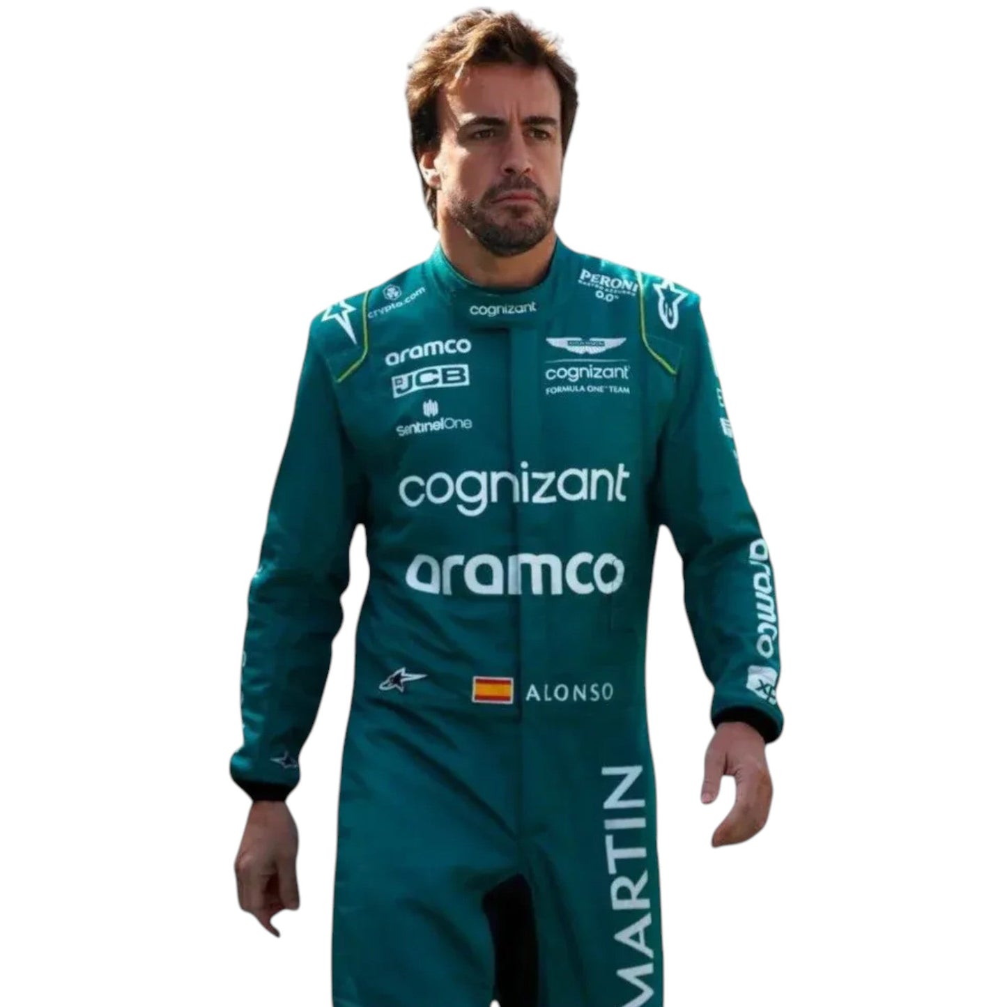 2023 Fernando Alonso F1 Team Aston Martin Race Suit Replica Ex Race Gear