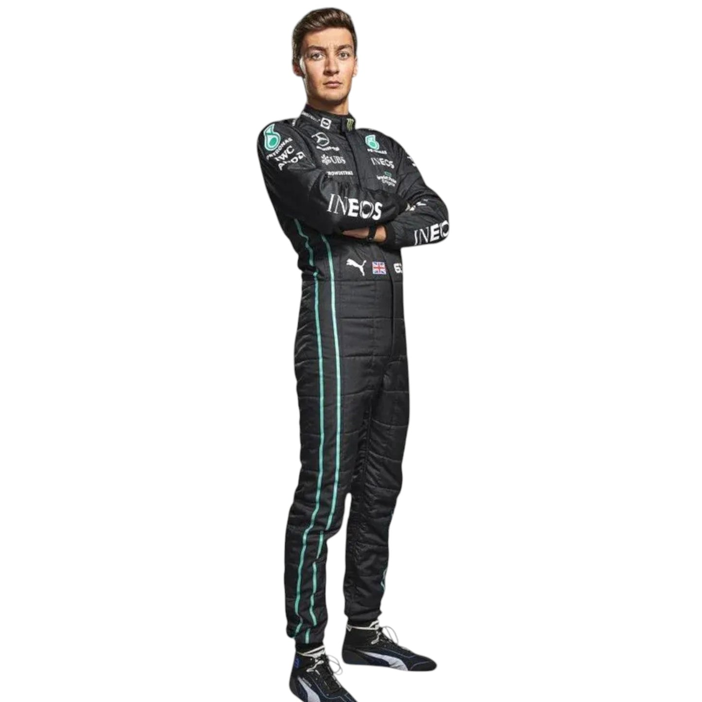2022 George Russell Mercedes AMG F1 Replica Race Suit Ex Race Gear