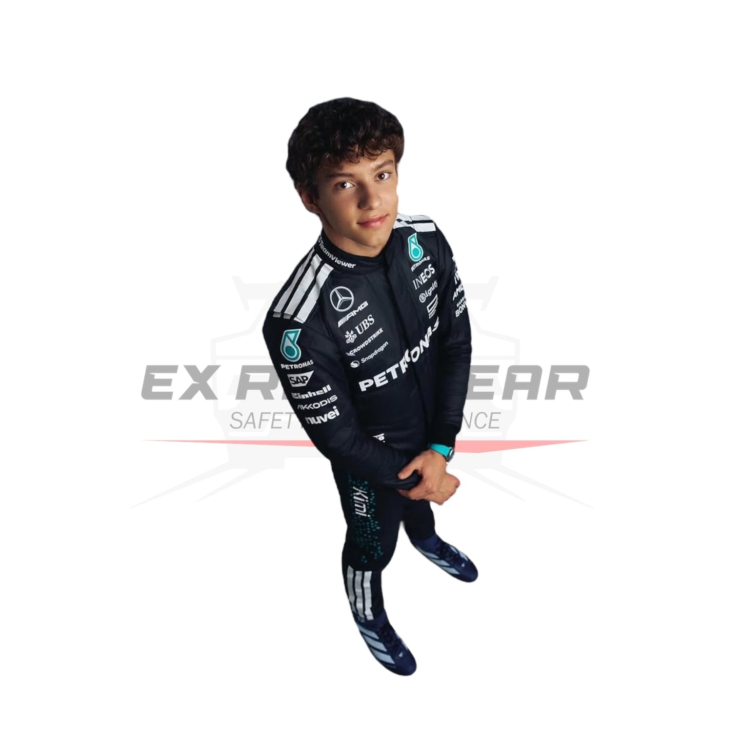 2025 George Russell Mercedes f1 Race Suit - Ex Race Gear