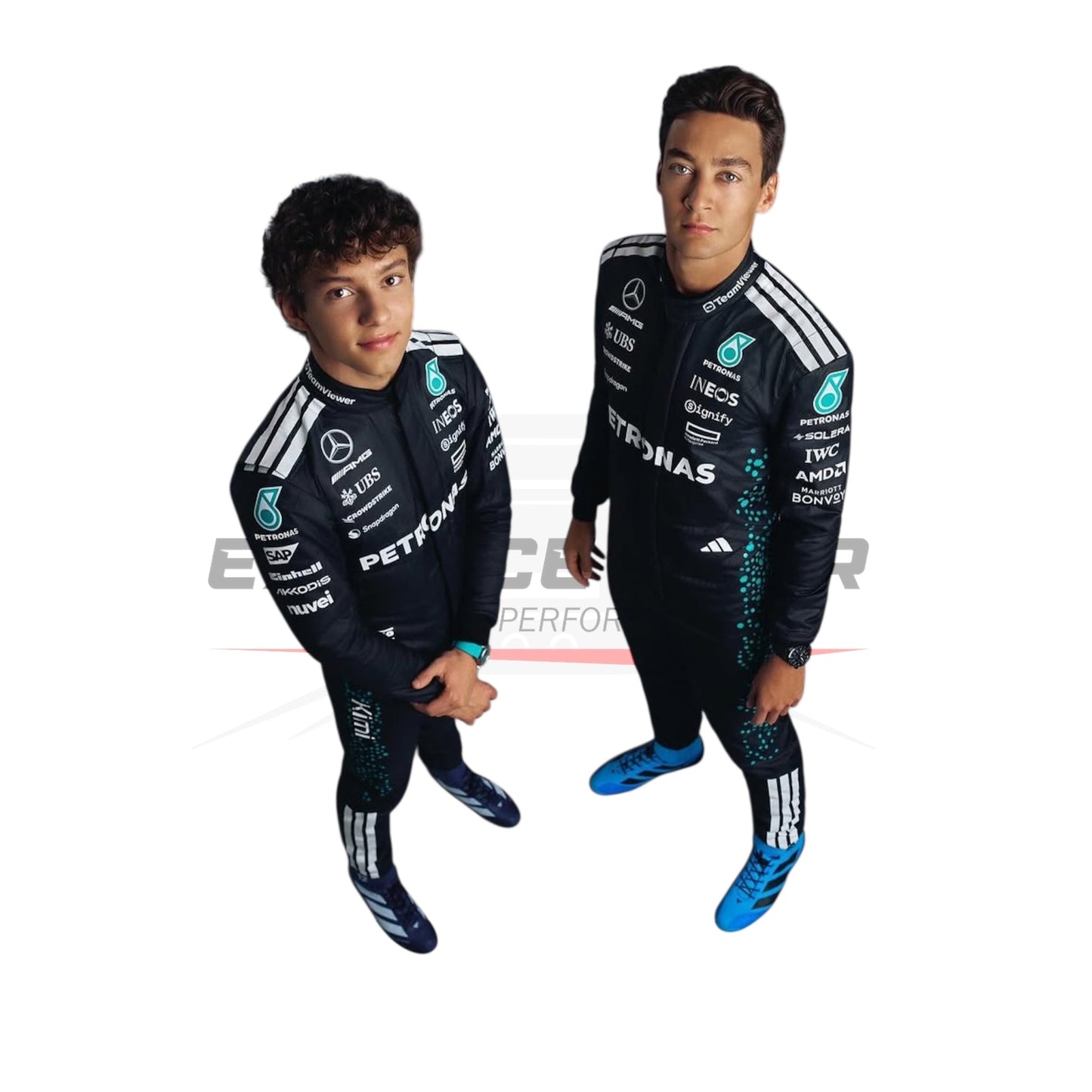 2025 George Russell Mercedes f1 Race Suit - Ex Race Gear