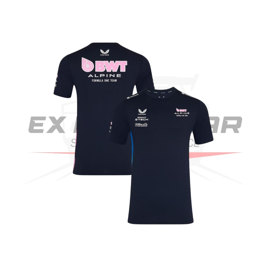 Alpine F1 Team 2025 T-Shirt - Navy Ex Race Gear