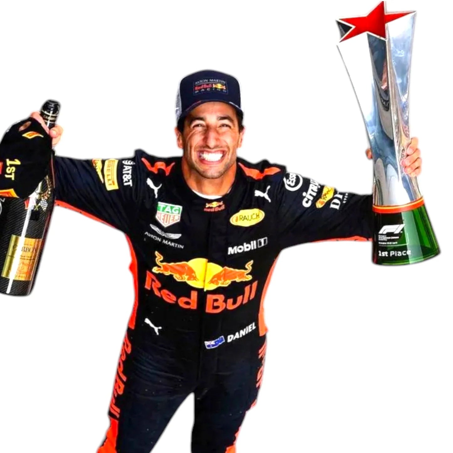 2018 Daniel Ricciardo Red Bull Formula 1 Race Suit Rustle Racewears