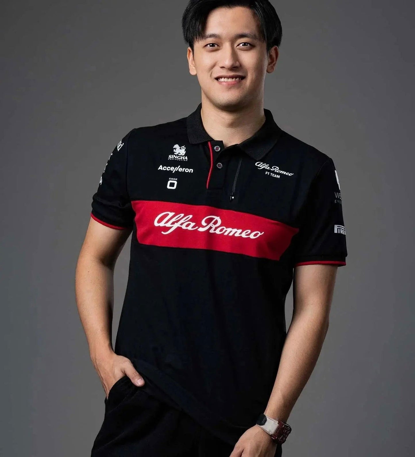 Alfa Romeo Polo Shirt Men - Ex Race Gear